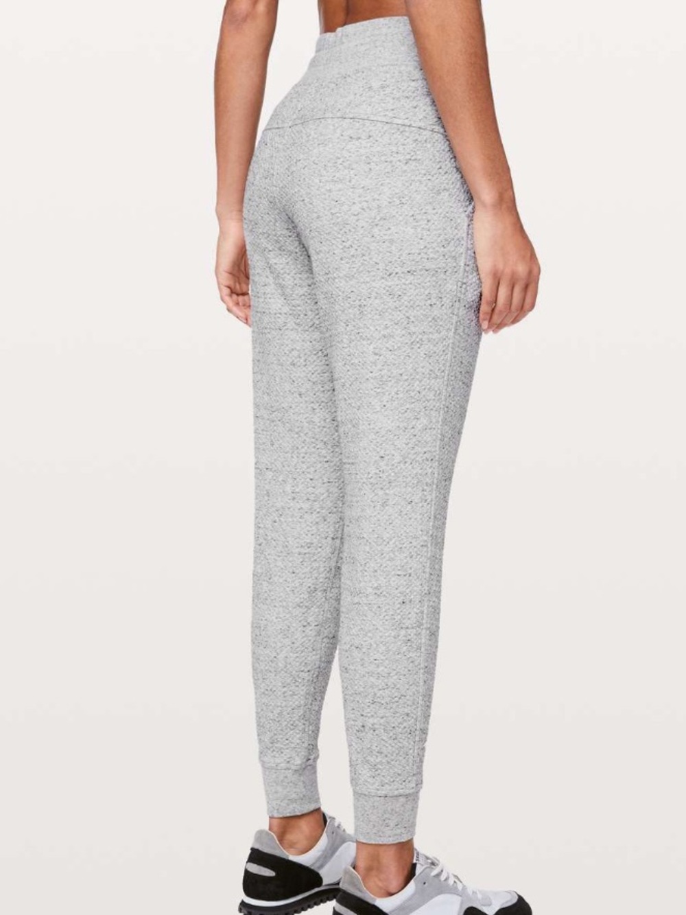Lululemon Heathered Grey Warm Down Jogger - 8